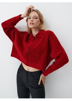 Mohito - Sweter z kołnierzem - Czerwony ze sklepu Mohito w kategorii Swetry damskie - zdjęcie 147551979