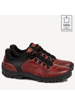 BRILU buty trekkingowe Jason bordowe ze sklepu brilu.pl w kategorii Buty trekkingowe męskie - zdjęcie 147559949