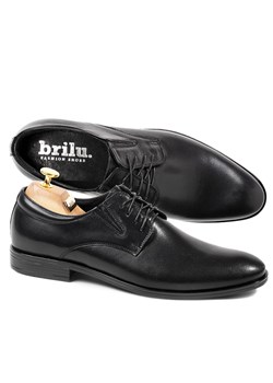 BRILU buty wizytowe Edmondo czarne ze sklepu brilu.pl w kategorii Buty eleganckie męskie - zdjęcie 147561028