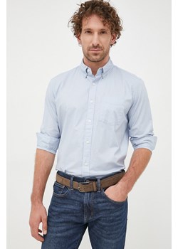 GAP koszula męska regular z kołnierzykiem button-down ze sklepu ANSWEAR.com w kategorii Koszule męskie - zdjęcie 147580858