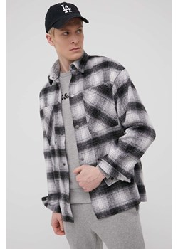 Jack &amp; Jones koszula męska kolor szary relaxed ze sklepu ANSWEAR.com w kategorii Koszule męskie - zdjęcie 147587417