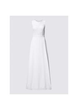 Suknia ślubna z koronki i szyfonu ze sklepu Peek&Cloppenburg  w kategorii Sukienki - zdjęcie 147600297