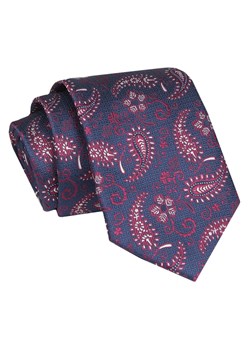 Krawat - ALTIES - Bordowy Wzór Paisley KRALTS0866 ze sklepu JegoSzafa.pl w kategorii Krawaty - zdjęcie 147609597