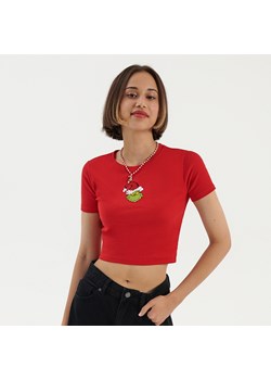 Świąteczna koszulka Grinch czerwona - Czerwony ze sklepu House w kategorii Bluzki damskie - zdjęcie 147710207