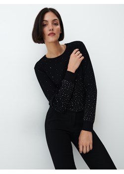 Mohito - Sweter z błyszczącymi elementami - Czarny ze sklepu Mohito w kategorii Swetry damskie - zdjęcie 147734456
