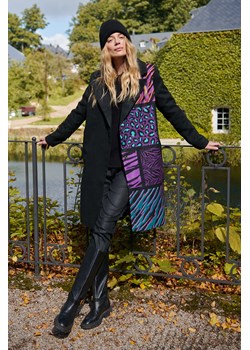 Dwurzędowy płaszcz flauszowy Fearless, XS ze sklepu NAOKO w kategorii Płaszcze damskie - zdjęcie 147785988
