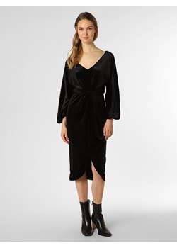 Esprit Collection Damska sukienka wieczorowa Kobiety Aksamit czarny jednolity ze sklepu vangraaf w kategorii Sukienki - zdjęcie 147811935
