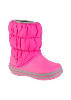 Buty Crocs Winter Puff Boot Jr 14613-6TR różowe ze sklepu ButyModne.pl w kategorii Buty zimowe dziecięce - zdjęcie 147818309