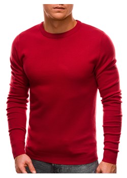 Sweter męski 199E - czerwony ze sklepu Edoti w kategorii Swetry męskie - zdjęcie 147908878
