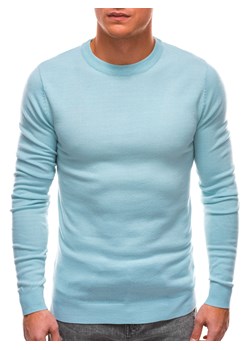 Sweter męski - jasnoniebieski V9 EM-SWBS-0100 ze sklepu Edoti w kategorii Swetry męskie - zdjęcie 147913599