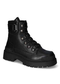 Trapery Sergio Leone SN108 Czarne PU ze sklepu Arturo-obuwie w kategorii Workery damskie - zdjęcie 147928166