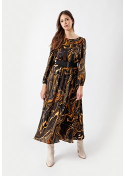 Sukienka w abstrakcyjny wzór 100% wiskozy ze sklepu Molton w kategorii Sukienki - zdjęcie 147956645
