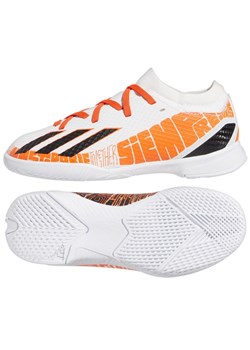 Buty piłkarskie adidas X Speedportal.3 Messi In Jr GW8393 wielokolorowe pomarańcze i czerwienie ze sklepu ButyModne.pl w kategorii Buty sportowe dziecięce - zdjęcie 147956726