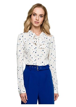 Bluzka w kolorze białym ze wzorem ze sklepu Limango Polska w kategorii Koszule damskie - zdjęcie 147968968