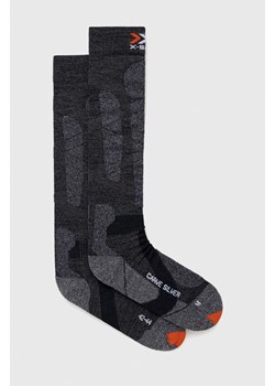 X-Socks skarpety narciarskie Carve Silver 4.0 ze sklepu ANSWEAR.com w kategorii Skarpetki damskie - zdjęcie 147969846