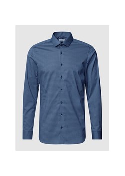 Koszula biznesowa o kroju slim fit ze wzorem na całej powierzchni model ‘Modern Kent’ ze sklepu Peek&Cloppenburg  w kategorii Koszule męskie - zdjęcie 147978708