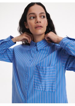 Reserved - Koszula z bawełny - Niebieski ze sklepu Reserved w kategorii Koszule damskie - zdjęcie 148024475