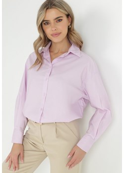 Jasnofioletowa Koszula Doriemara ze sklepu Born2be Odzież w kategorii Koszule damskie - zdjęcie 148025996