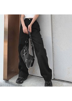 Jeansy damskie flare - Czarny / S ze sklepu Bombardina w kategorii Spodnie damskie - zdjęcie 148052935
