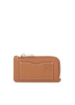 Jasnobrązowy portfel damski ze sklepu Kazar w kategorii Portfele damskie - zdjęcie 148097336