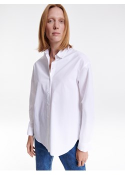 Reserved - PREMIUM Koszula z bawełny organicznej - Biały ze sklepu Reserved w kategorii Koszule damskie - zdjęcie 148107987