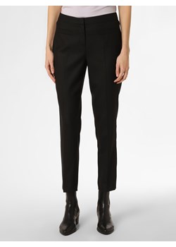 Apriori Spodnie  Kobiety czarny wypukły wzór tkaniny ze sklepu vangraaf w kategorii Spodnie damskie - zdjęcie 148114938