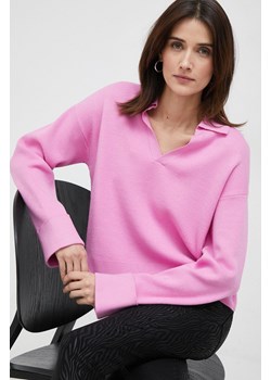 Vero Moda sweter damski kolor fioletowy lekki ze sklepu ANSWEAR.com w kategorii Swetry damskie - zdjęcie 148136348