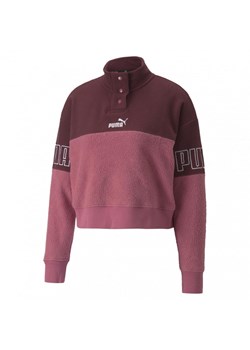 Damski polar nierozpinany PUMA Power Winterized Half-Placket Crew ze sklepu Sportstylestory.com w kategorii Bluzy damskie - zdjęcie 148152139