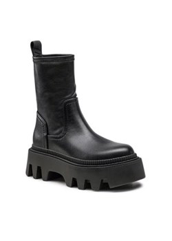 Botki Buffalo - Flora Sockboot BN1220021 Black ze sklepu eobuwie.pl w kategorii Botki - zdjęcie 148168058
