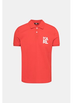 Karl Lagerfeld Koszulka polo - Czerwony - Mężczyzna - 2XL(2XL) ze sklepu Halfprice w kategorii T-shirty męskie - zdjęcie 148234688