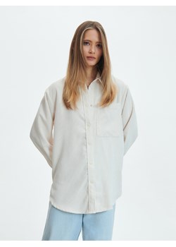 Reserved - Sztruksowa koszula - Beżowy ze sklepu Reserved w kategorii Koszule damskie - zdjęcie 148246059