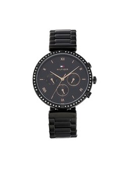 Zegarek Tommy Hilfiger - Luna 1782390 Black/Black ze sklepu eobuwie.pl w kategorii Zegarki - zdjęcie 148272485