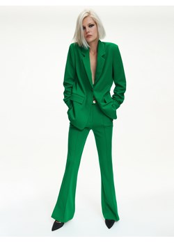 Reserved - Spodnie flare - Zielony ze sklepu Reserved w kategorii Spodnie damskie - zdjęcie 148304988
