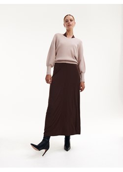 Reserved - Sweter z wiskozą - kremowy ze sklepu Reserved w kategorii Swetry damskie - zdjęcie 148305617
