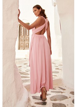 Sukienka infinity maxi Pink Prosecco S/M ze sklepu NAOKO w kategorii Sukienki - zdjęcie 148325258