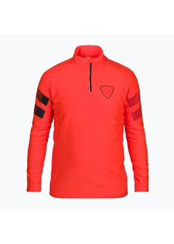 Koszulka termoaktywna męska Rossignol Classique Hero 1/2 Zip czerwona RLLML03_316_S ze sklepu sportano.pl w kategorii Bluzy męskie - zdjęcie 148342816