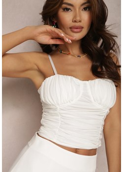 Biały Top Phelliolea ze sklepu Renee odzież w kategorii Bluzki damskie - zdjęcie 148343968