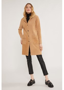Pluszowy płaszcz z kapturem ze sklepu MONNARI w kategorii Płaszcze damskie - zdjęcie 148348308