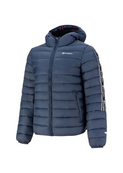 Kurtka męska z kapturem Striped Logo Champion ze sklepu SPORT-SHOP.pl w kategorii Kurtki męskie - zdjęcie 148416296