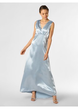 Vila Damska sukienka wieczorowa Kobiety Satyna jasnoniebieski jednolity ze sklepu vangraaf w kategorii Sukienki - zdjęcie 148437956