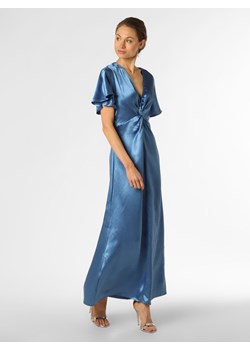 Vila Damska sukienka wieczorowa Kobiety Satyna niebieski jednolity ze sklepu vangraaf w kategorii Sukienki - zdjęcie 148437958