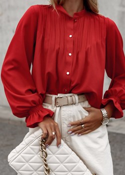 Bluzka Apatin czerwona ze sklepu Sklep Fason w kategorii Bluzki damskie - zdjęcie 148437997