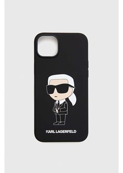 Karl Lagerfeld etui na telefon iPhone 14 Plus 6,7&apos;&apos; kolor czarny ze sklepu ANSWEAR.com w kategorii Etui - zdjęcie 148478305