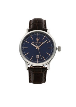 Zegarek Maserati - Epoca R8851118016 Brown/Silver ze sklepu eobuwie.pl w kategorii Zegarki - zdjęcie 148482925