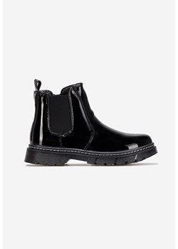 Czarne botki dziewczęce Trivoli B V4 ze sklepu Zapatos w kategorii Buty zimowe dziecięce - zdjęcie 148527087