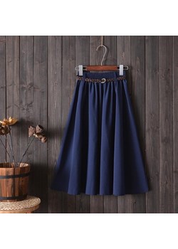 Rozkloszowana Spódnica Midi ze sklepu ParinePL w kategorii Spódnice - zdjęcie 148585478