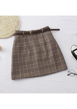 Mini Spódnica W Kratę ze sklepu ParinePL w kategorii Spódnice - zdjęcie 148592998
