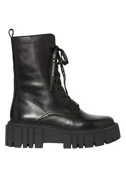 Marc O&apos;Polo Shoes Skórzane botki w kolorze czarnym ze sklepu Limango Polska w kategorii Workery damskie - zdjęcie 148616336