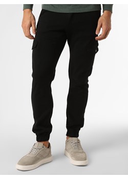 GUESS - Spodnie męskie, czarny ze sklepu vangraaf w kategorii Spodnie męskie - zdjęcie 148618668