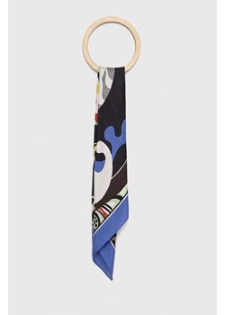 Moschino apaszka jedwabna wzorzysta ze sklepu ANSWEAR.com w kategorii Szaliki męskie - zdjęcie 148626348